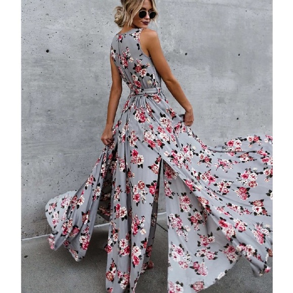 Floral Maxi Gown - Picture 3 of 8